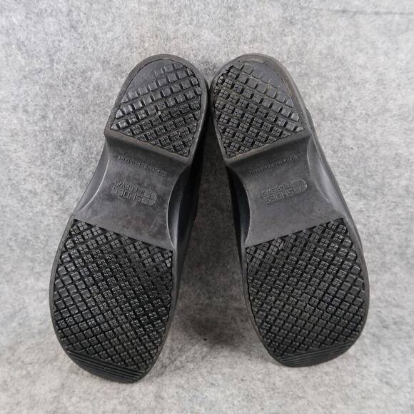 Shoes For Crews Womens 6 Clogs Slip On Comfort Work Standing Black Wedge Heel - Picture 11 of 12